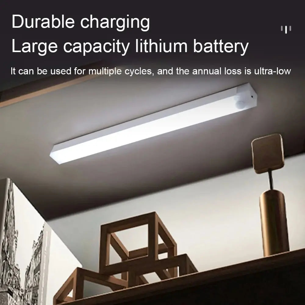 Magnetic Motion Sensor LED Light — Rechargeable Hands-Free Lighting