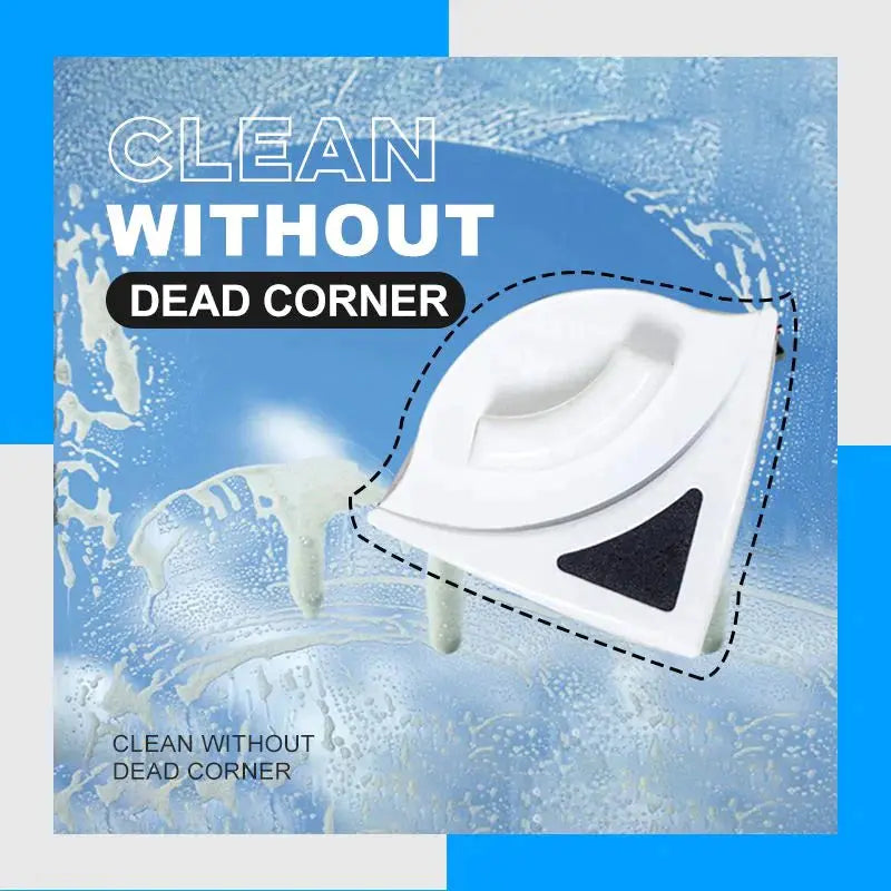 Magnetic Triangle Window Cleaner – safe double cleaning