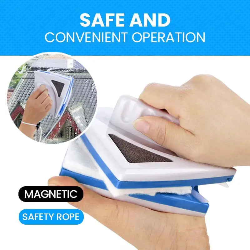 Magnetic Triangle Window Cleaner – safe double cleaning