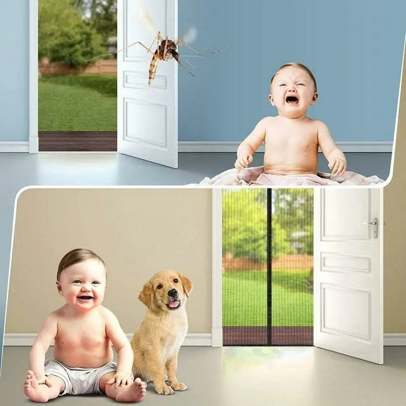Magnetic Fly Screen – Self-Closing Insect PRedection for Doors