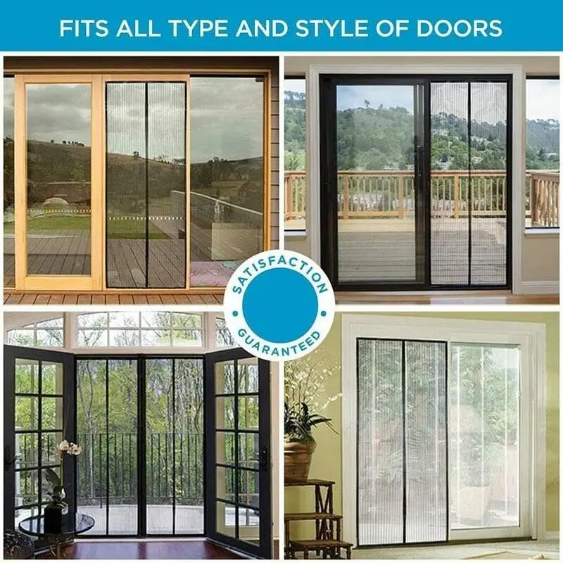 Magnetic Fly Screen – Self-Closing Insect PRedection for Doors