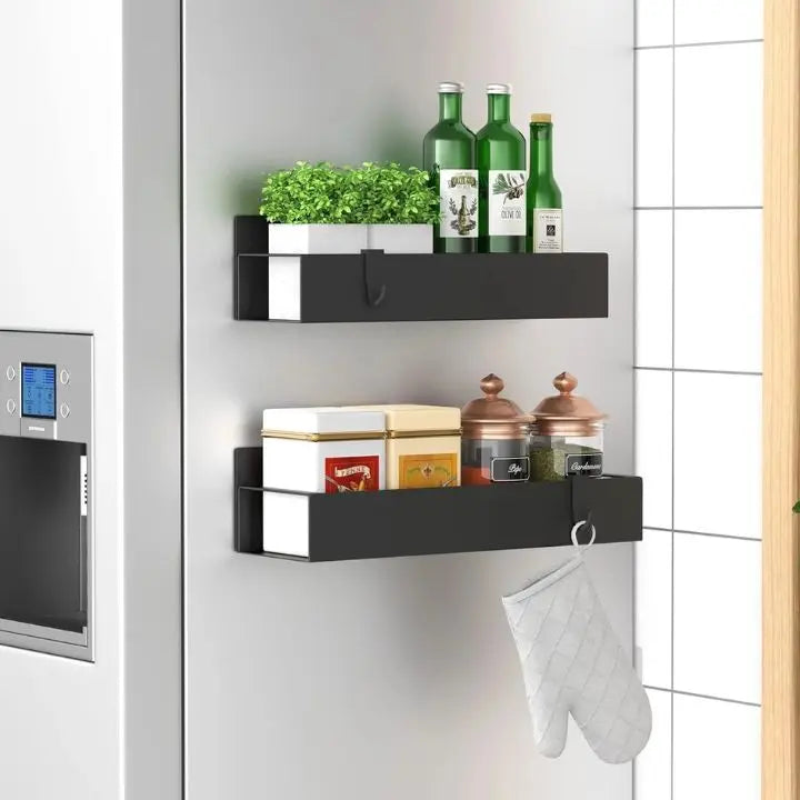 Magnetic Spice Storage Rack for Fridge & Kitchen