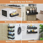 Magnetic Spice Storage Rack for Fridge & Kitchen