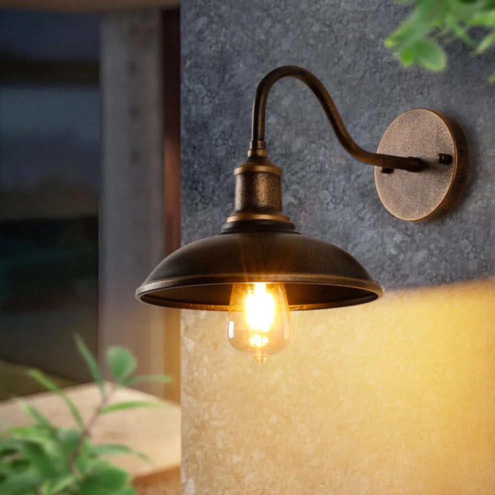 Outdoor Wall Lamp Two Colors Minimalist Modern Facade Lighting