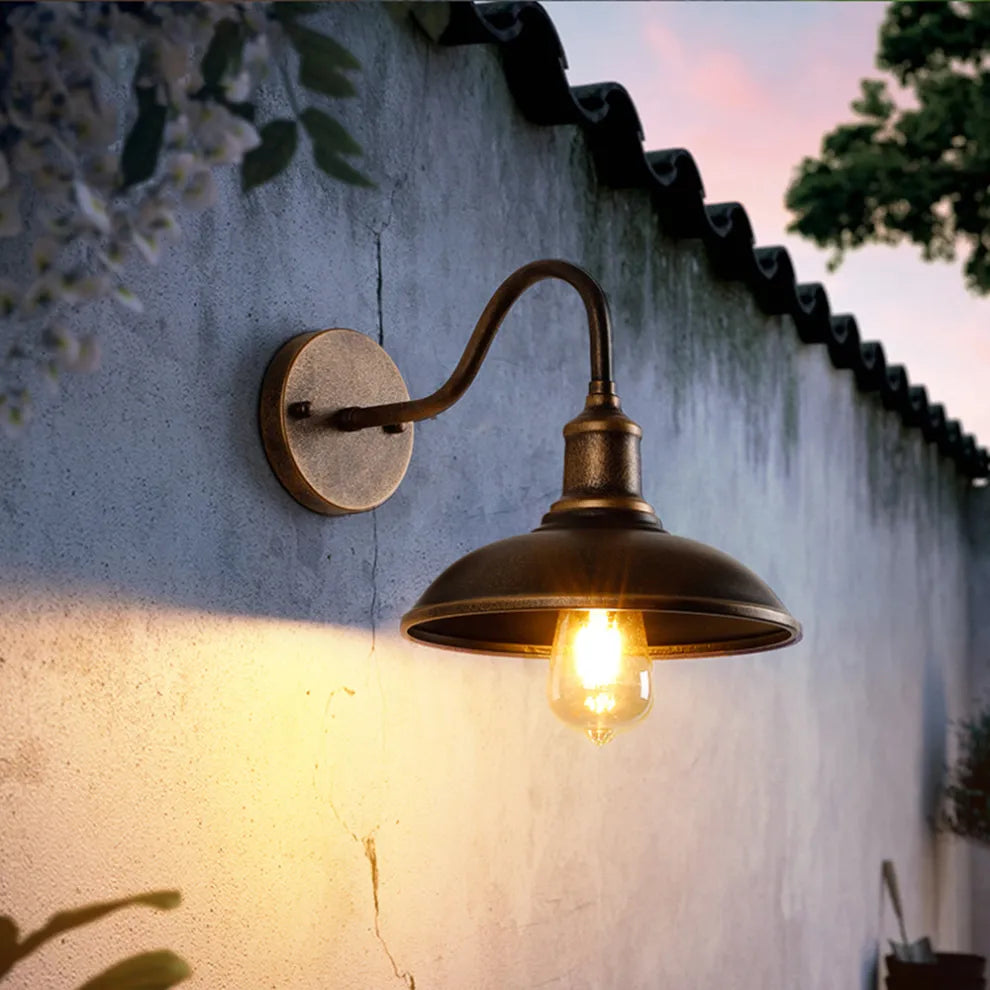Outdoor Wall Lamp Two Colors Minimalist Modern Facade Lighting