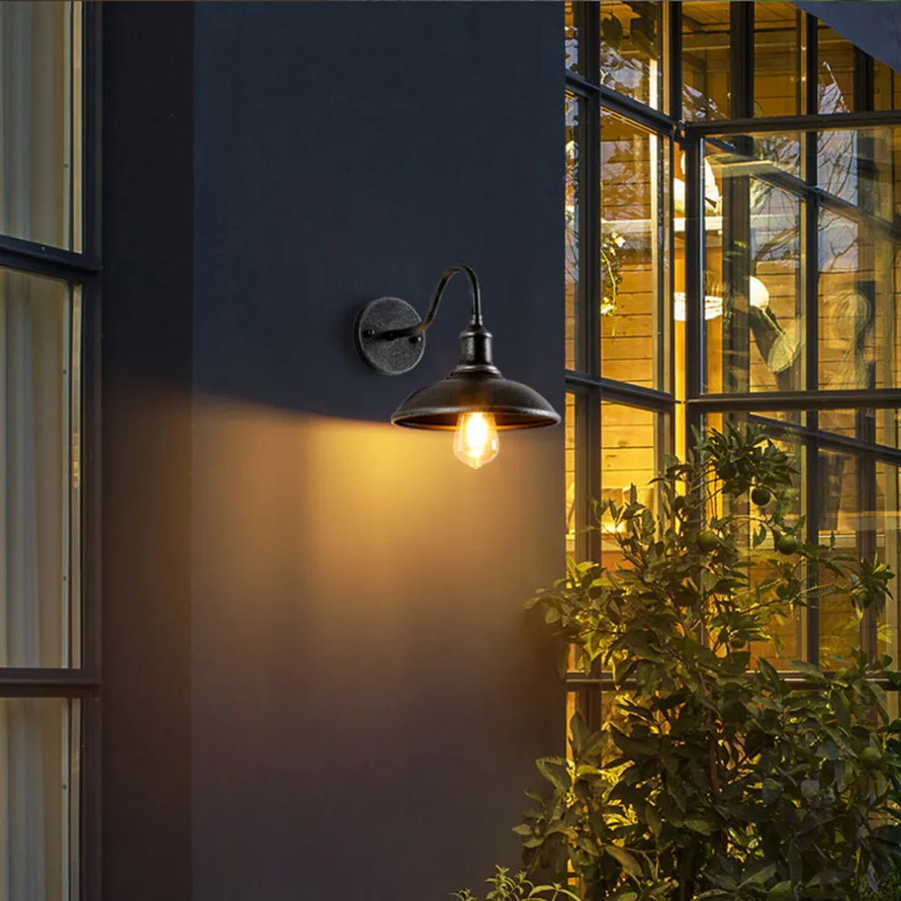 Outdoor Wall Lamp Two Colors Minimalist Modern Facade Lighting
