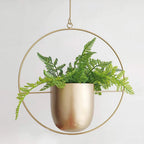 DecoBloom Hanging Planter – Elegant Indoor & Outdoor Metal Plant Pot with Chain