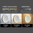 Make-up mirror with light | Rechargeable cosmetic mirror