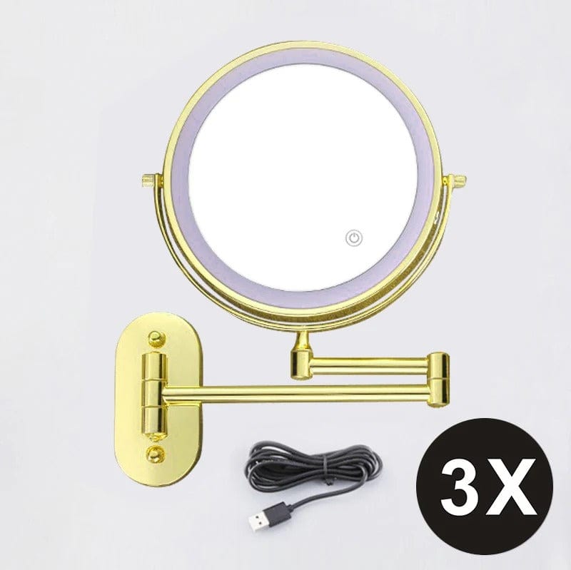 Make-up mirror with light | Rechargeable cosmetic mirror