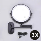 Make-up mirror with light | Rechargeable cosmetic mirror