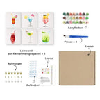 Paint by Numbers Mini Set – 6 Designs for Creative Relaxation