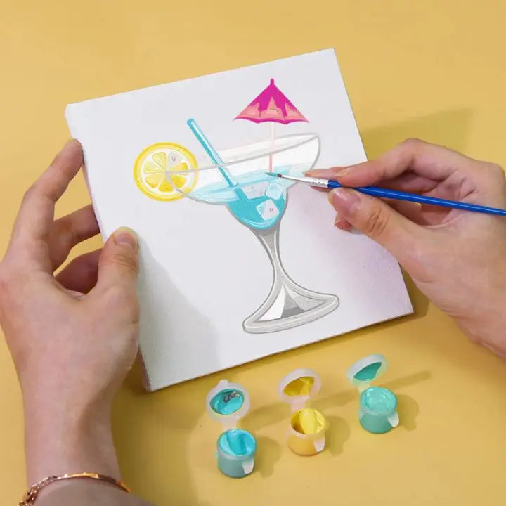 Paint by Numbers Mini Set – 6 Designs for Creative Relaxation
