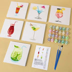 Paint by Numbers Mini Set – 6 Designs for Creative Relaxation