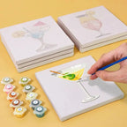 Paint by Numbers Mini Set – 6 Designs for Creative Relaxation