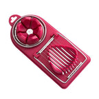 Manual Egg Slicer with Stainless Steel Blades and Sturdy Handle