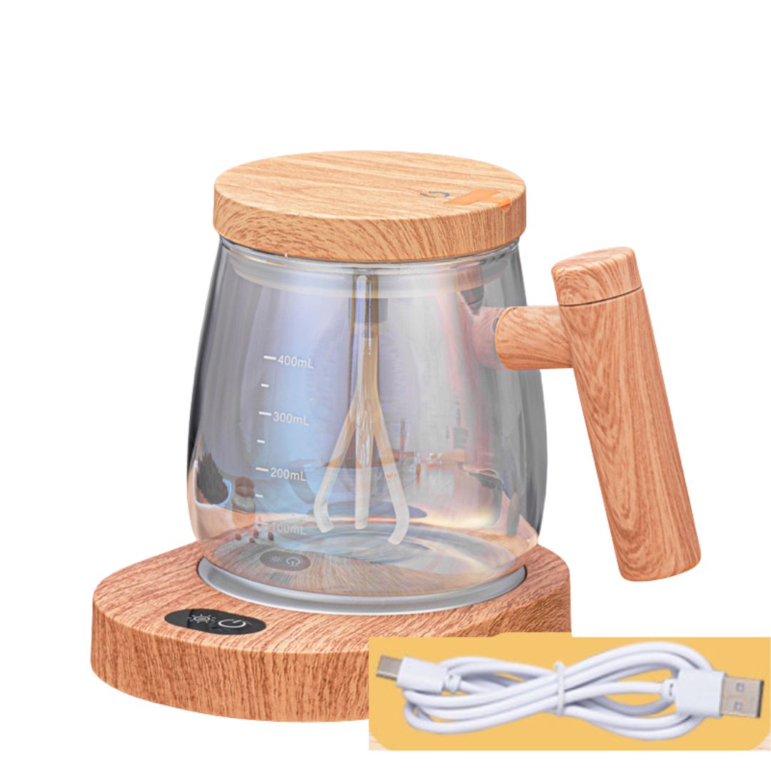 2in1 Mixer Cup made of Wood