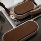 Marble Leather Lid Jewelry Storage Box