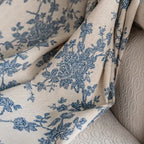 Maribelle Floral Lace-Trimmed Curtain