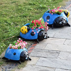 Ladybug Flower Pot – Weatherproof Garden Decor made of Resin