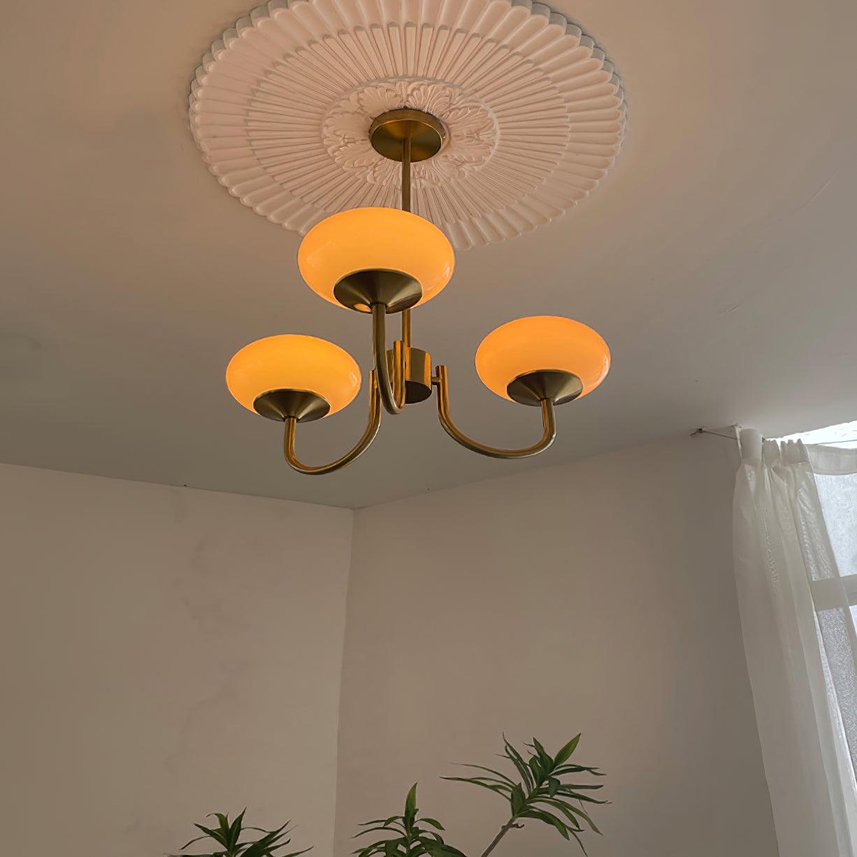 AuroraGlow - Marshmallow Chandelier