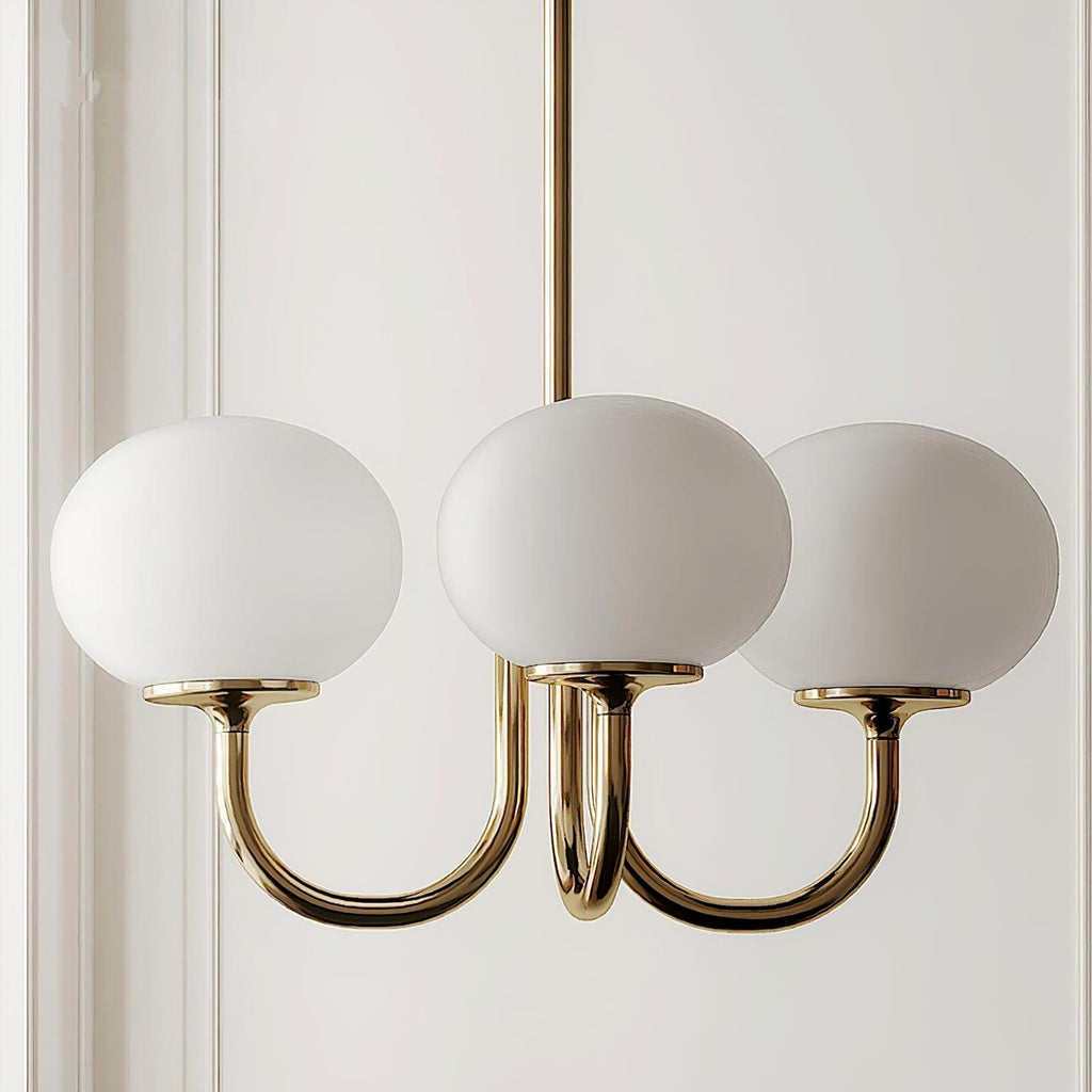AuroraGlow - Marshmallow Chandelier