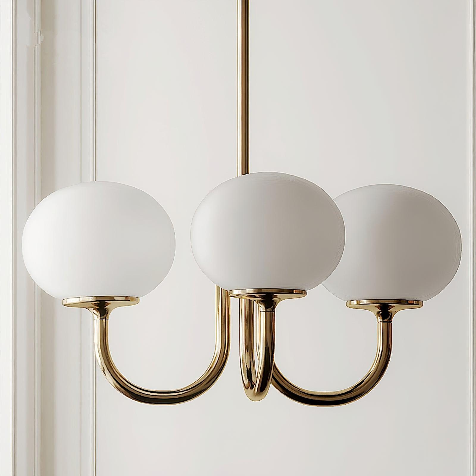 AuroraGlow - Marshmallow Chandelier
