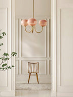 AuroraGlow - Marshmallow Chandelier