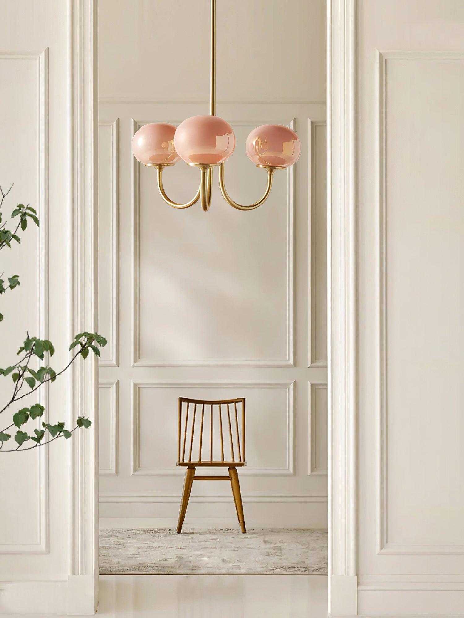 AuroraGlow - Marshmallow Chandelier