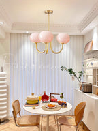 AuroraGlow - Marshmallow Chandelier