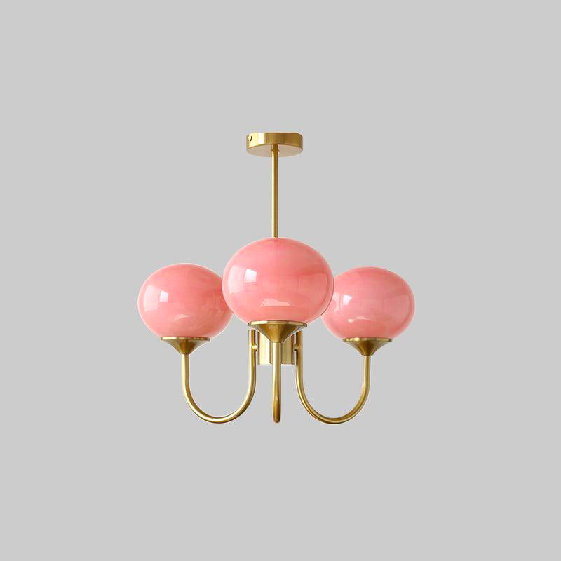 AuroraGlow - Marshmallow Chandelier