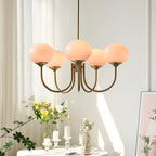 AuroraGlow - Marshmallow Chandelier