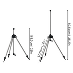 High-Pressure Rotating Tripod Sprinkler | 360° Coverage, Adjustable Height & Quick Setup for Garden Care and Summer Fun