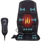 Fashion massage chair pad with heated neck pillow for car and home