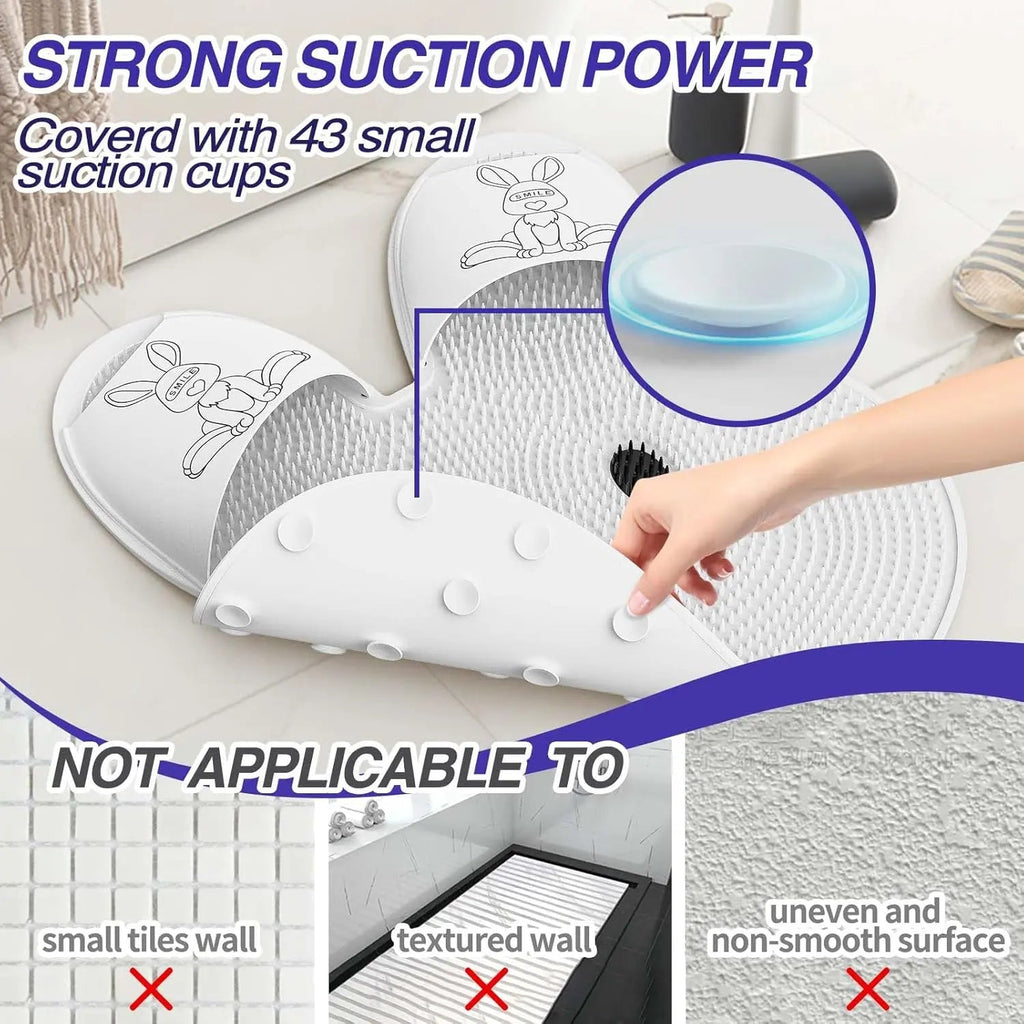 Massage foot mat in rabbit shape – Promotes circulation & smooth foot skin
