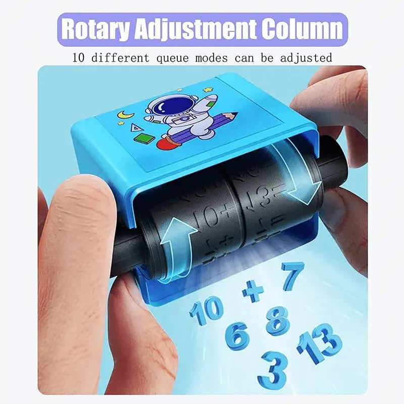 Math Learning Stamp for Children – Practicing Types of Calculation Playfully