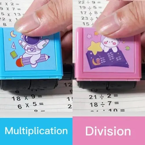 Math Learning Stamp for Children – Practicing Types of Calculation Playfully