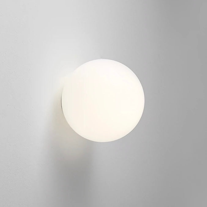 Frosted Glass Wall Lamp | Modern LED Wall Light Indoor