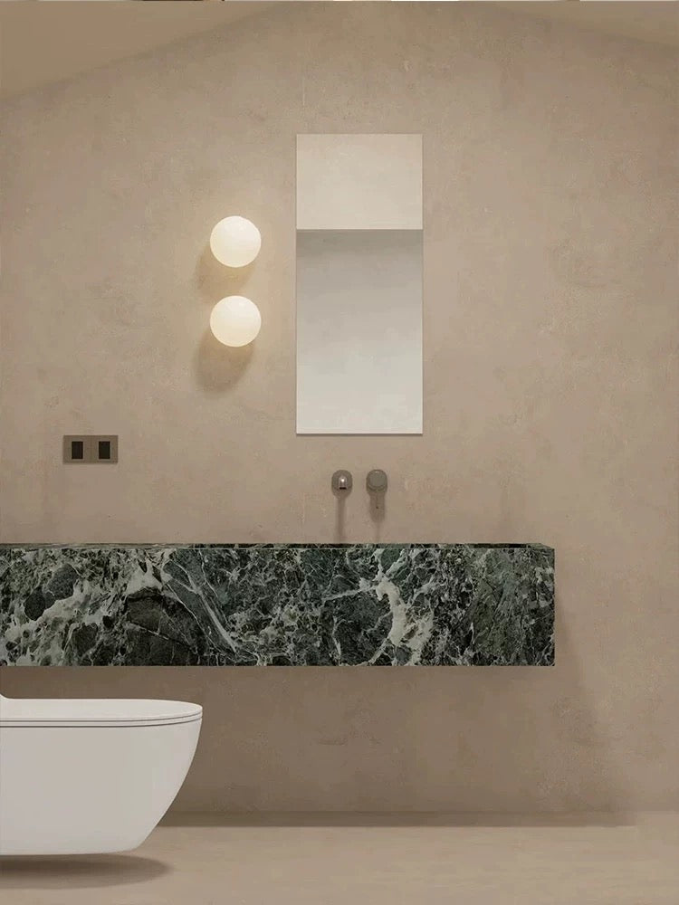 Frosted Glass Wall Lamp | Modern LED Wall Light Indoor