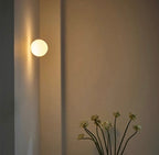 Frosted Glass Wall Lamp | Modern LED Wall Light Indoor