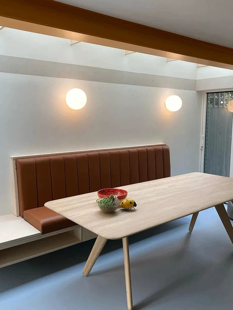 Frosted Glass Wall Lamp | Modern LED Wall Light Indoor