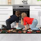 Meadow Boho Floral Kitchen Mat Set