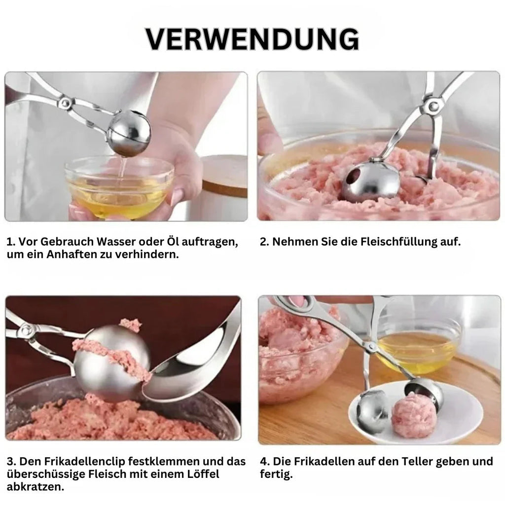 Stainless Steel Meatball Maker – Meatball Tongs for Perfect Meatballs