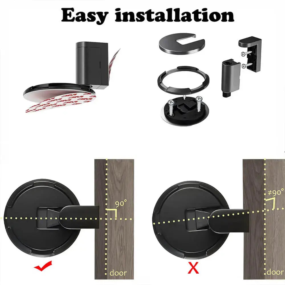 Mechanical Floor Door Stopper – Push System for Secure Door Hold