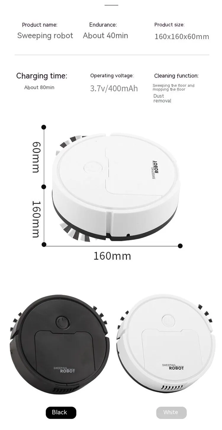 Mini Robot Vacuum Cleaner | All-in-one Intelligent Device