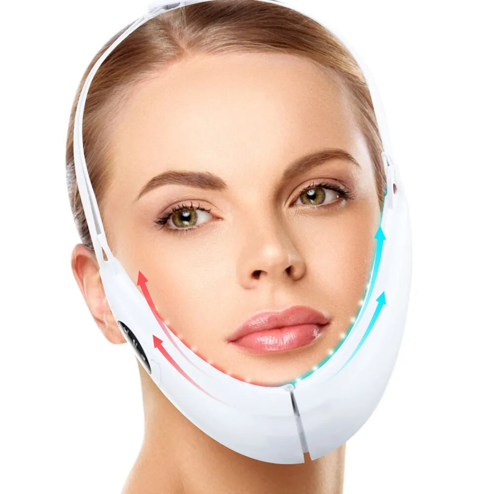 Facial massage device with Vibration