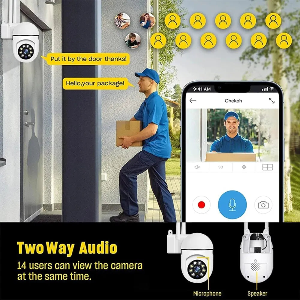 Smart WiFi Security Camera for Home