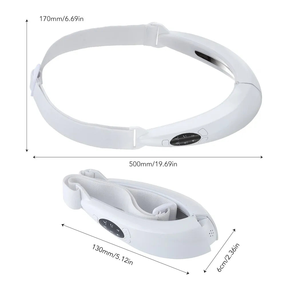 Facial massage device with Vibration