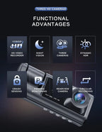 Dashcam with Night Vision & IR Technology