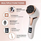 Rechargeable callus remover for silky soft feet