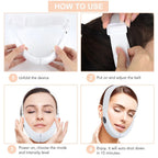 Facial massage device with Vibration